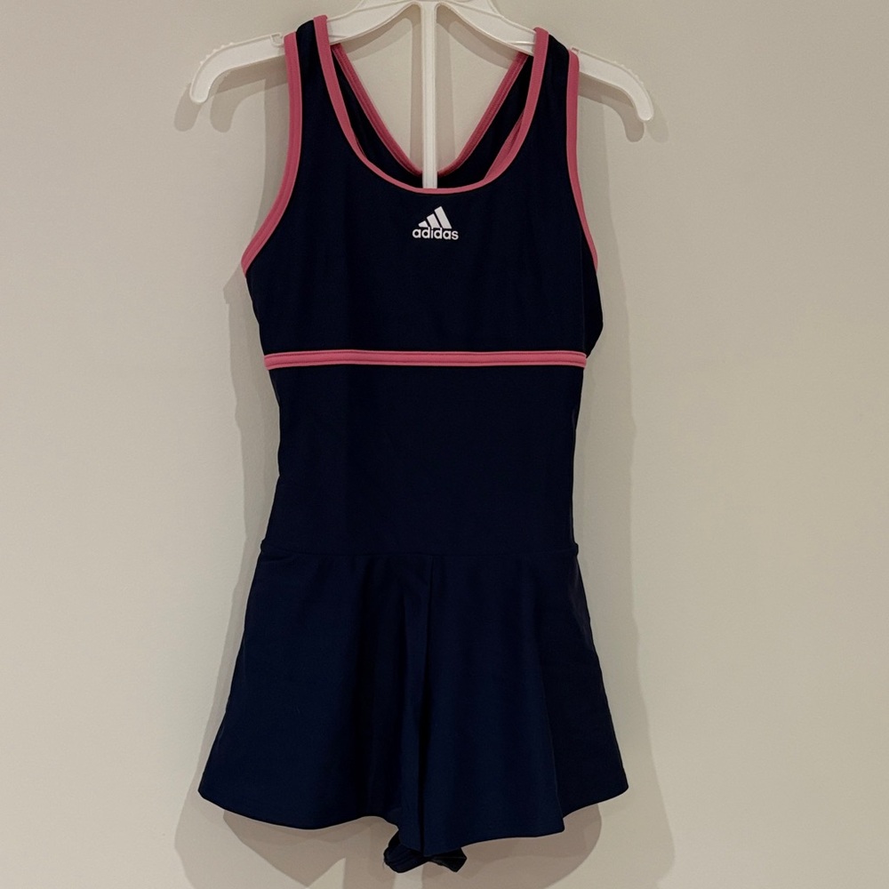 Adidas Dark Blue and Pink Sports Dress